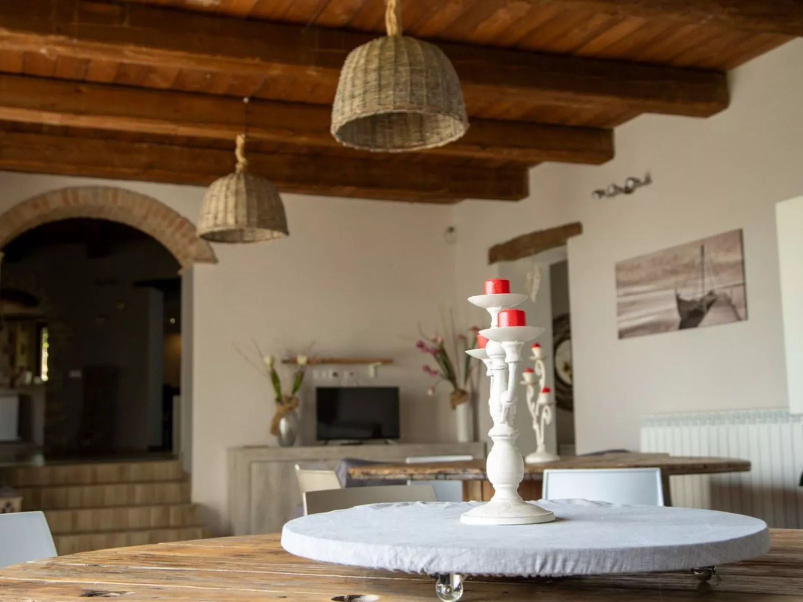 Villa mit privatem Pool in der Nähe des Dorfes-Drinnen