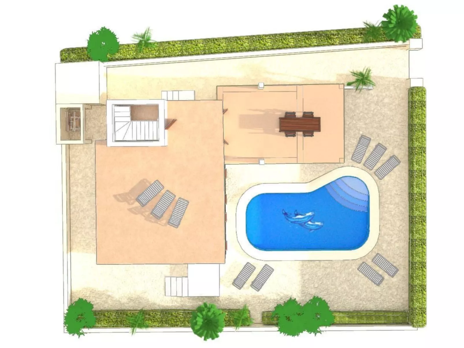 Villa Amarador-Dedans