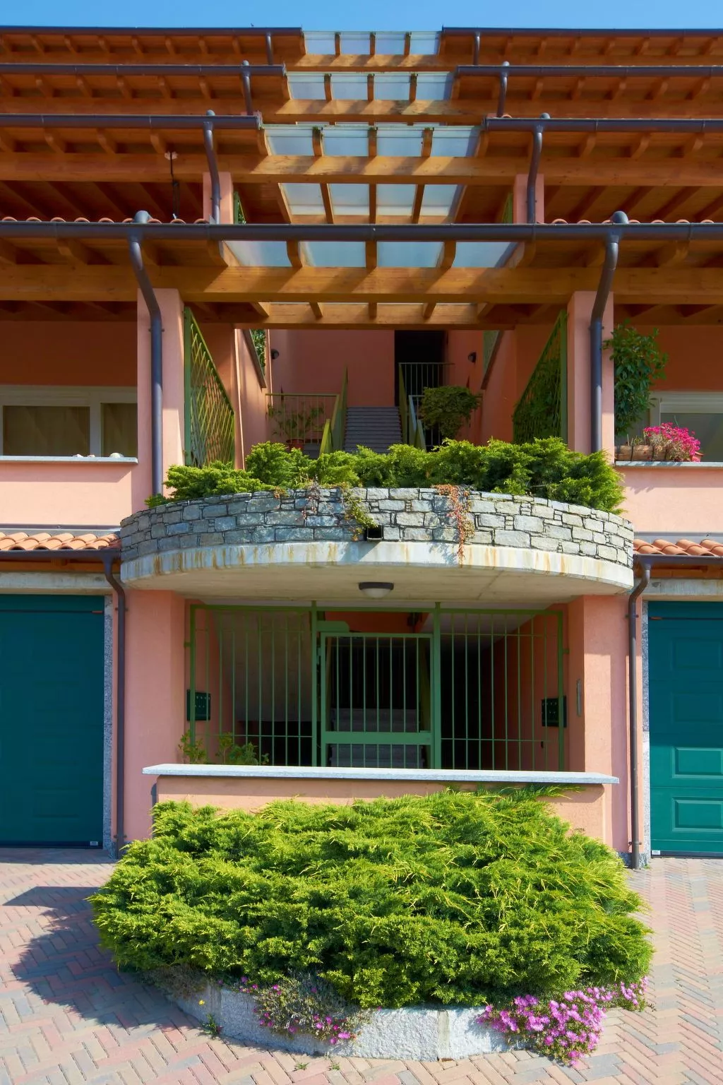 Türkisfarbenes Haus mit fantastischer Aussicht-Dehors