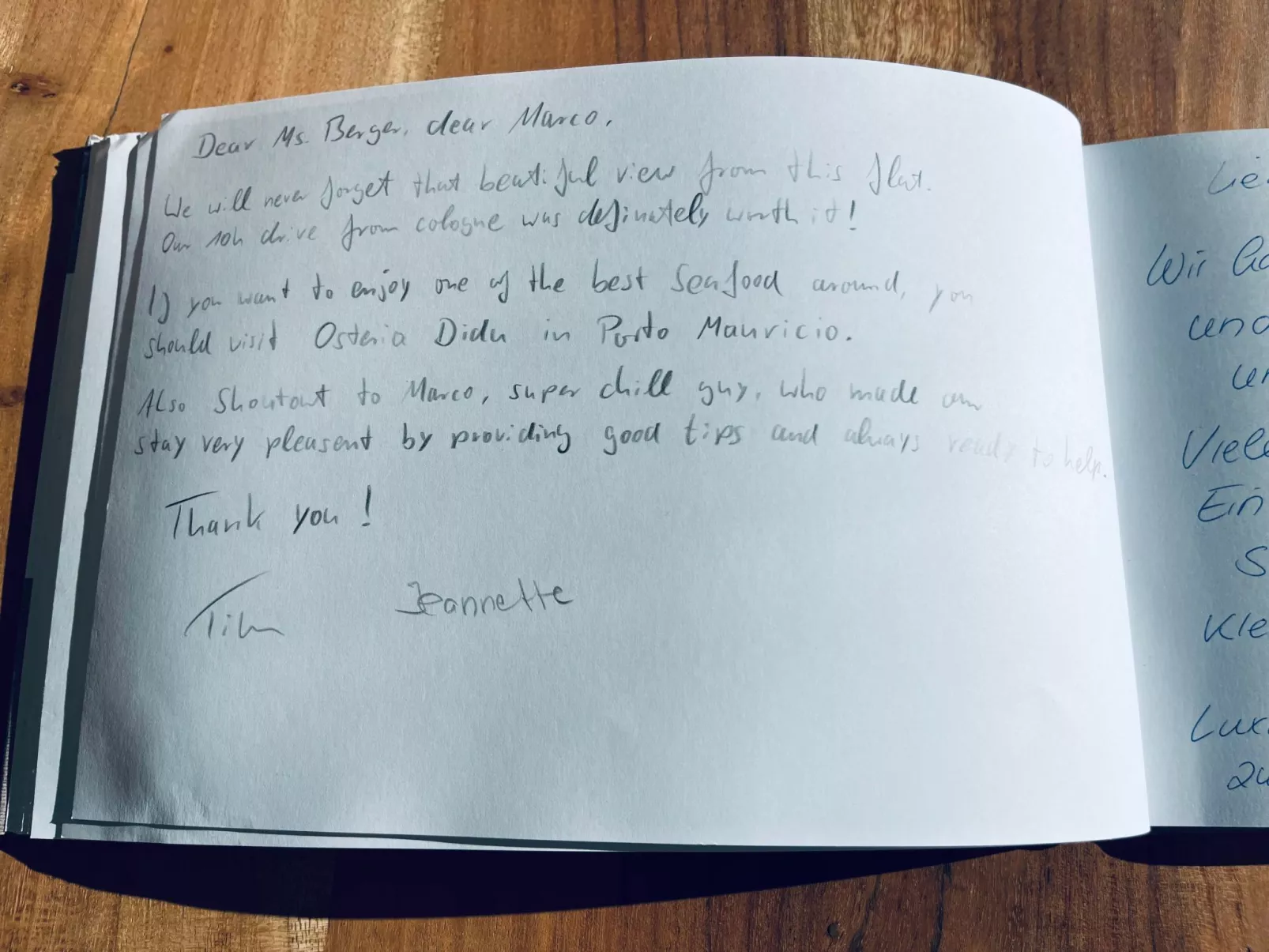 Bella Vista Poggi  - fantastischer Meerblick-Dedans