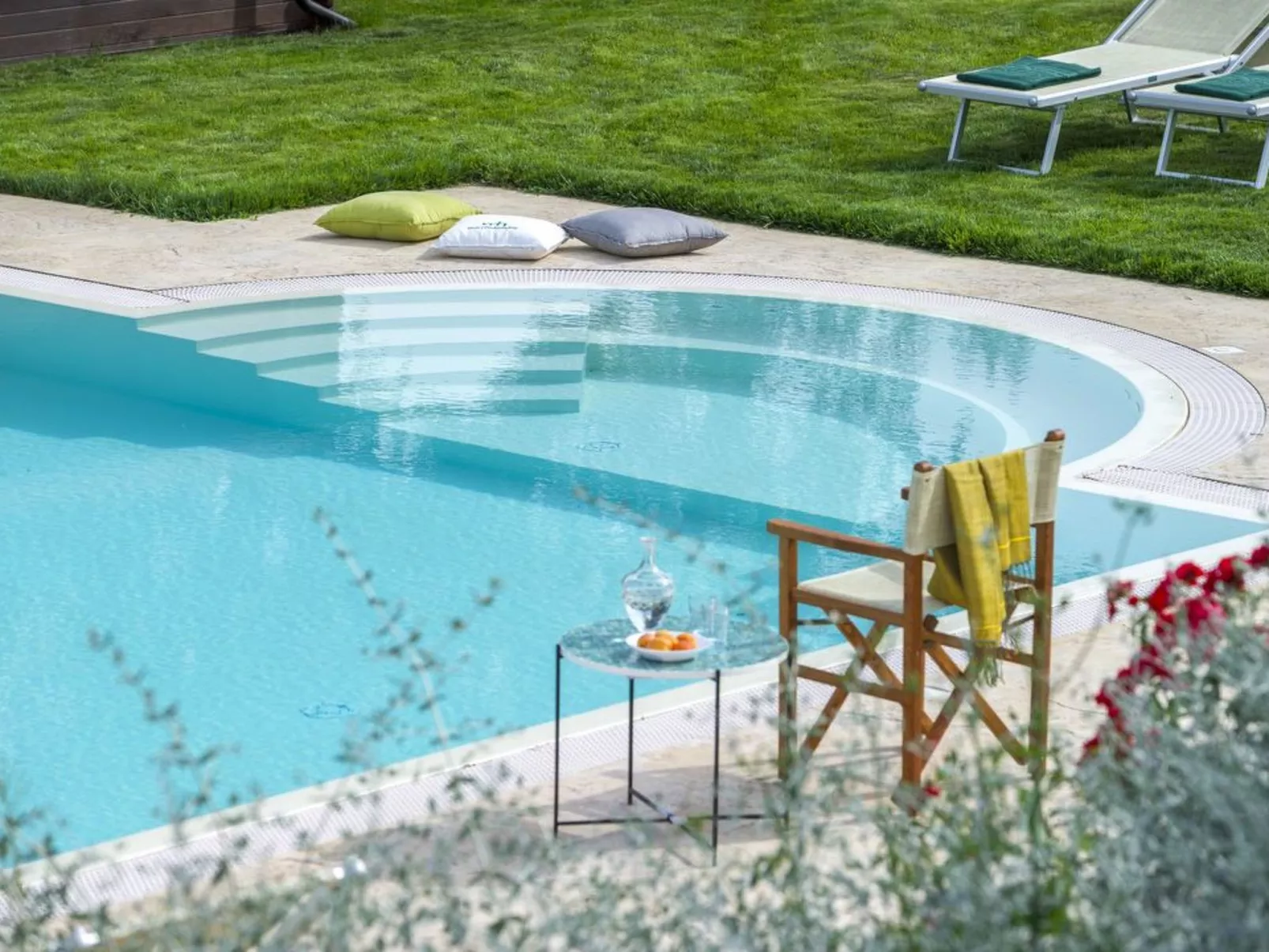 Villa i Gelsi Marche Urlaub, privater Pool-Outside