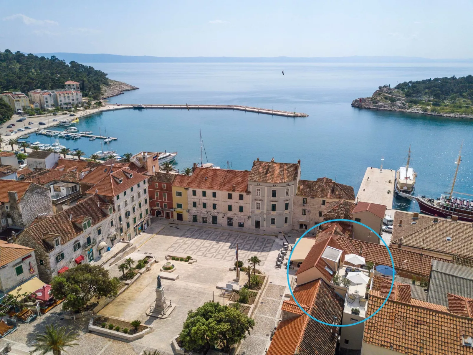 Für 6 Personen ca. 98 m&sup2; in Makarska, Dalmatien (Gespanschaft Split-Dalmat-Dehors