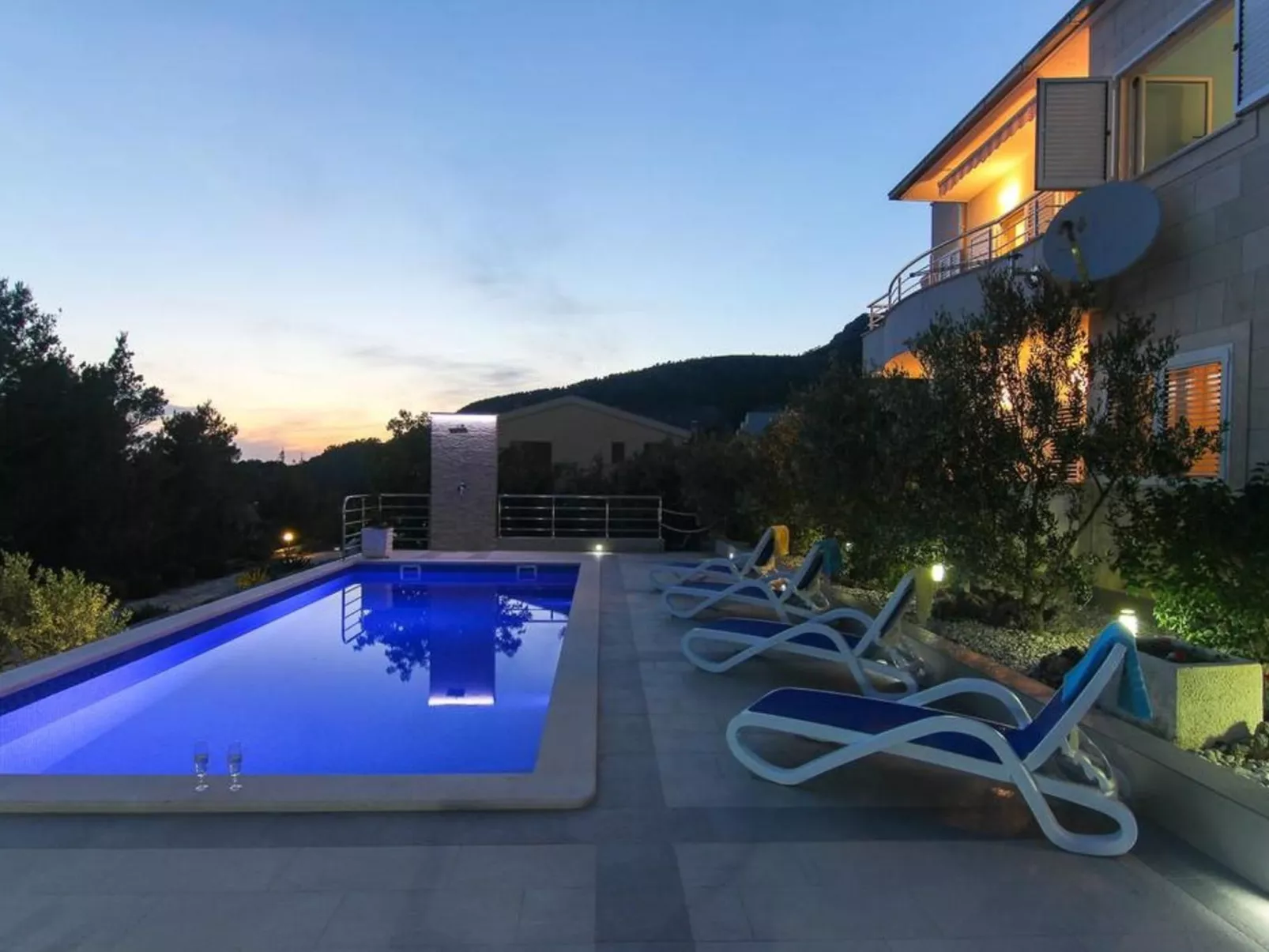 Villa Levanda mit privatem Pool-Dehors