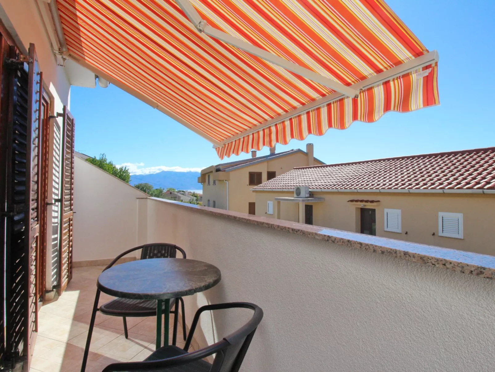 Wohnung in Baška mit Eigenem Balkon-Draußen