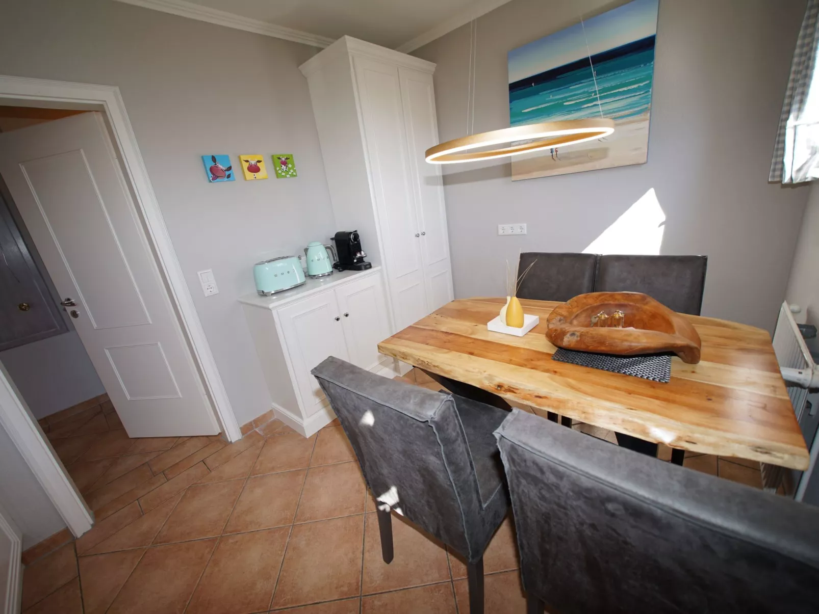 In Westerland mit Sonniger Terrasse-Dedans