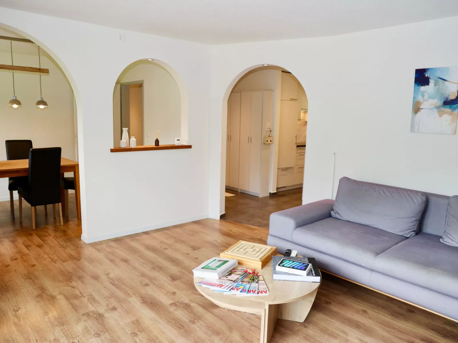 Panoramablick-Drinnen