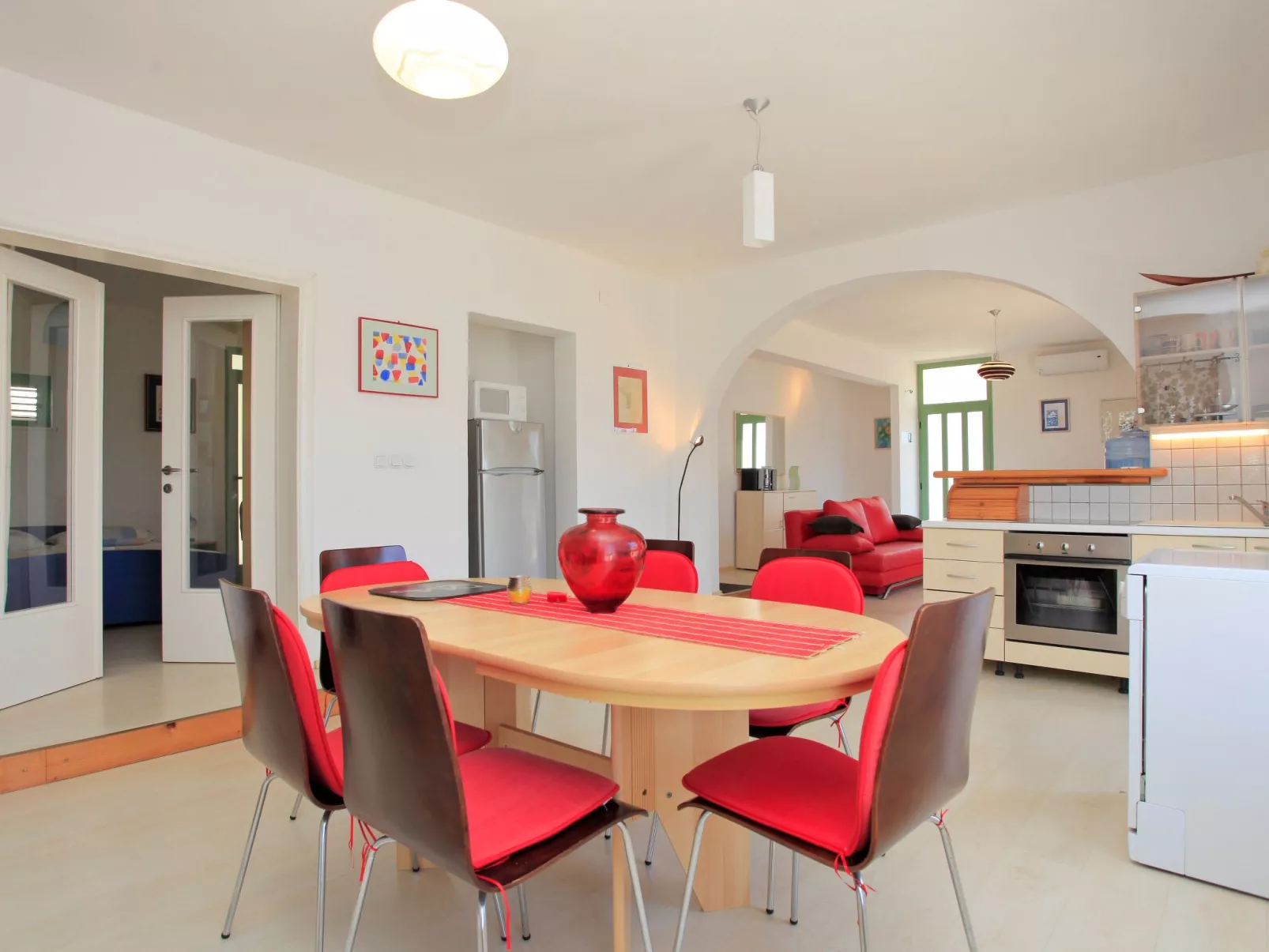 Ferienapartment für sechs Personen-Drinnen