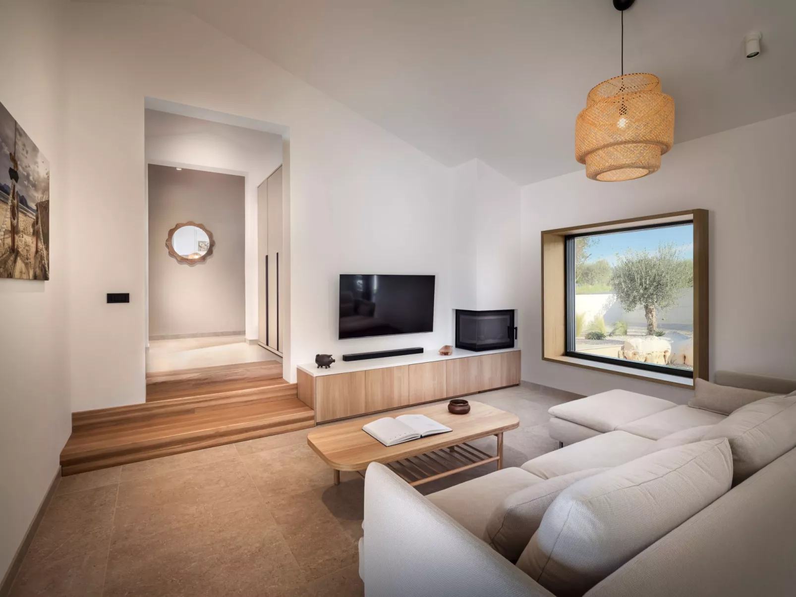 Design Villa Nux für 5 Personen mit beheiztem Pool-Dedans