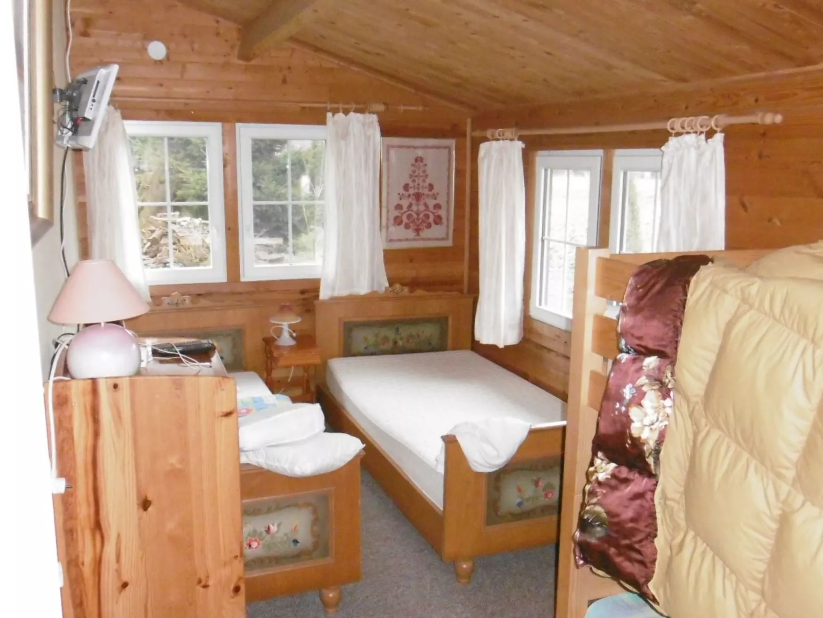 Blockhaus für fünf Personen-Drinnen