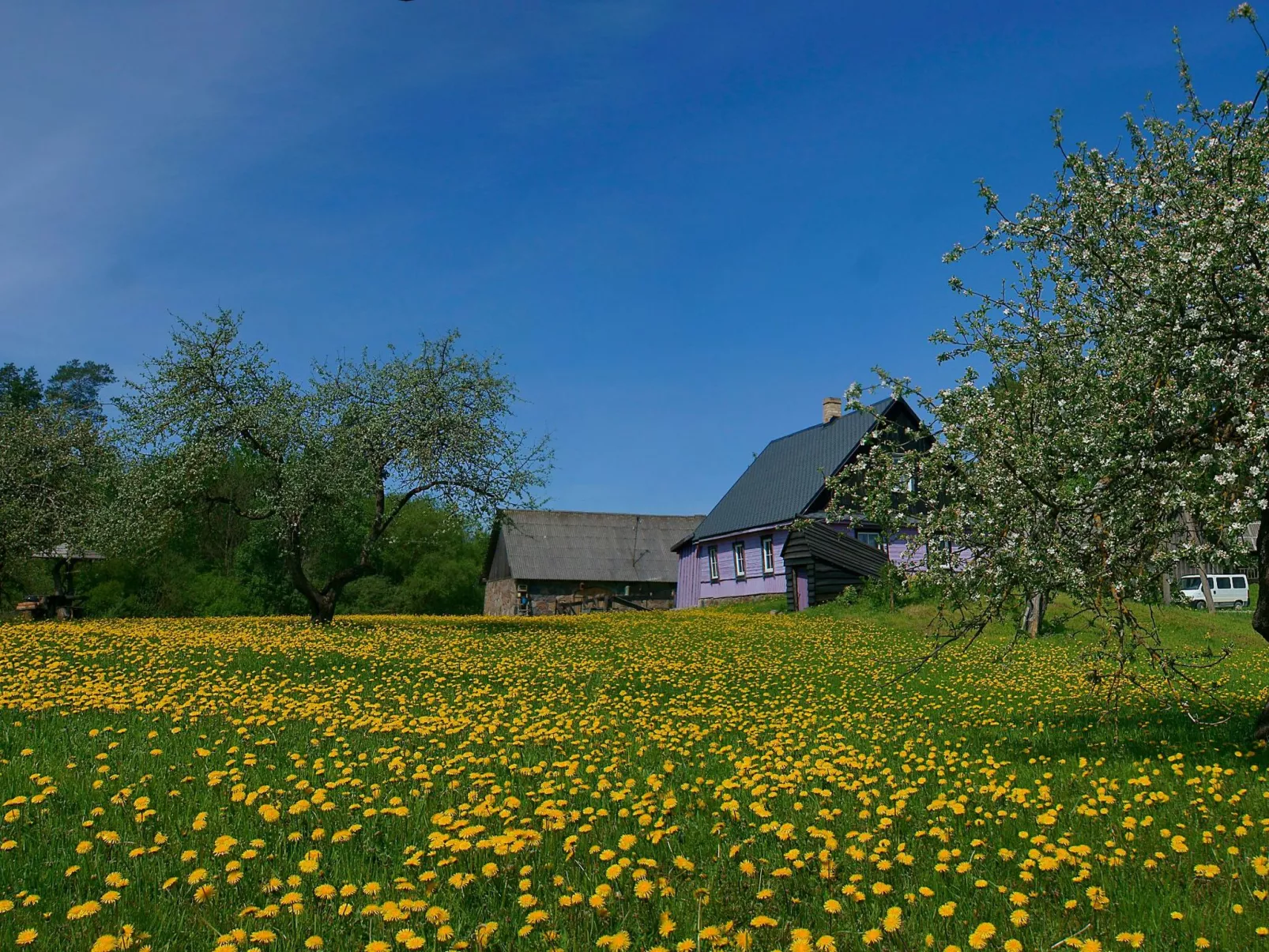 Landgut "Baltin Krogs" mit eigenem Garten-Outside