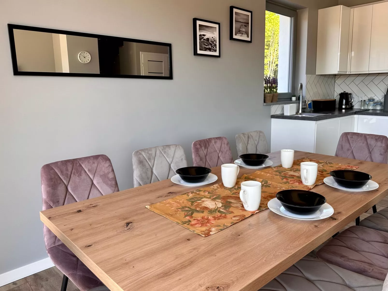 In Kołczewo mit Grill und Garten-Dedans