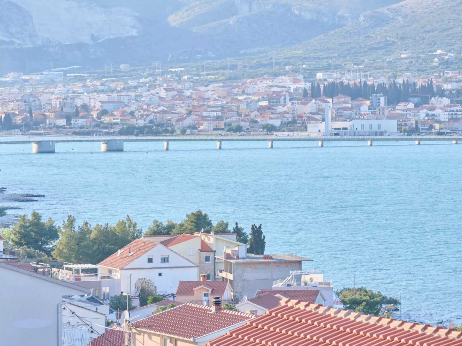 Für 4 Personen ca. 65 m&sup2; in Mastrinka, Adriaküste Kroatien (Kroatische Ins-Draußen