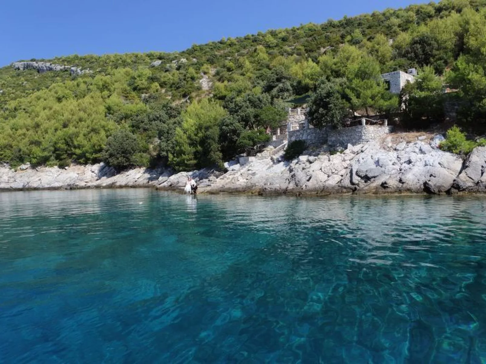 In Selca mit Garten, Terrasse und Grill-Draußen