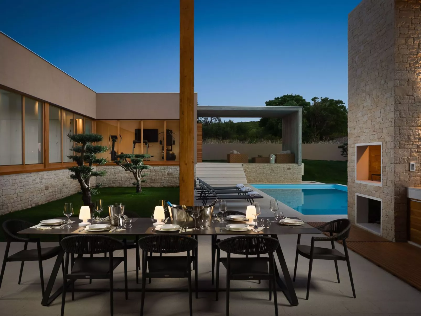 Villa Klang der Stille bei Sibenik-Draußen