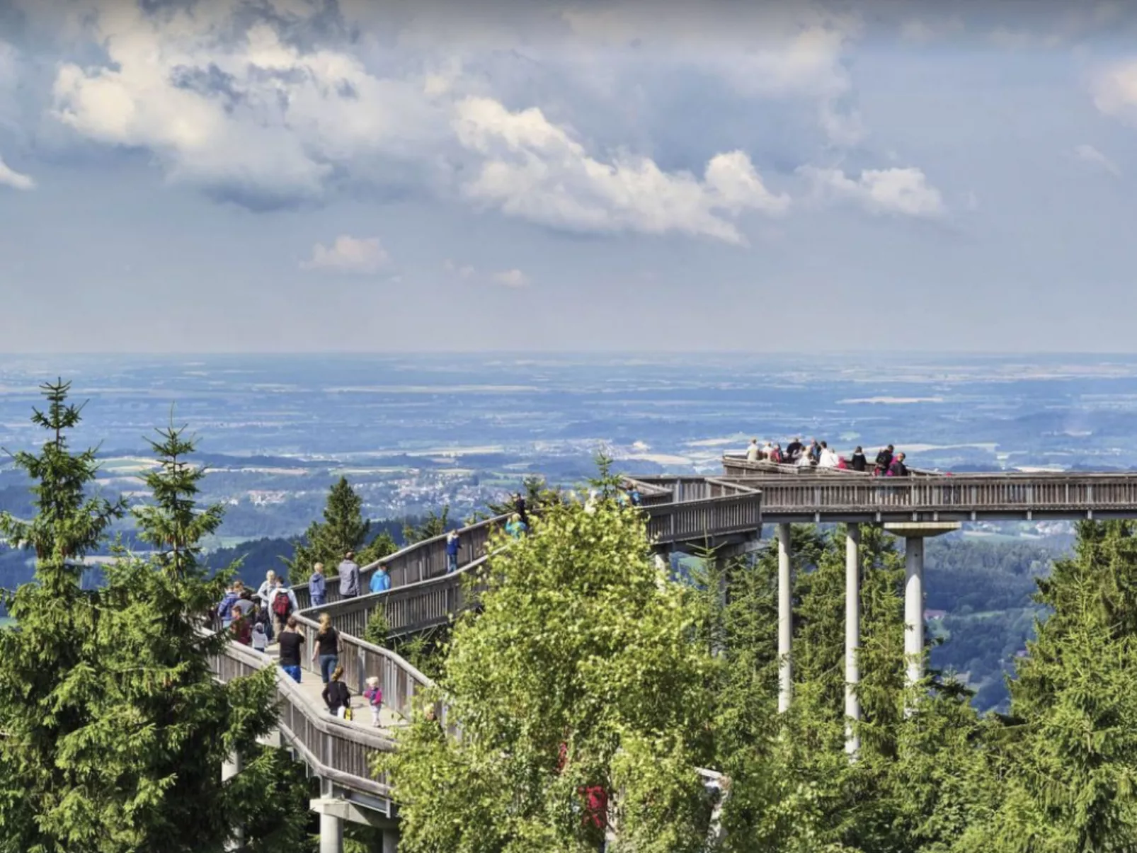 Appartement in Sankt Englmar mit Großem Balkon-Draußen