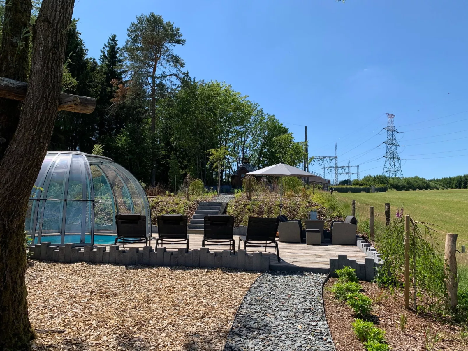 Landhaus mit Hallenbad-Outside