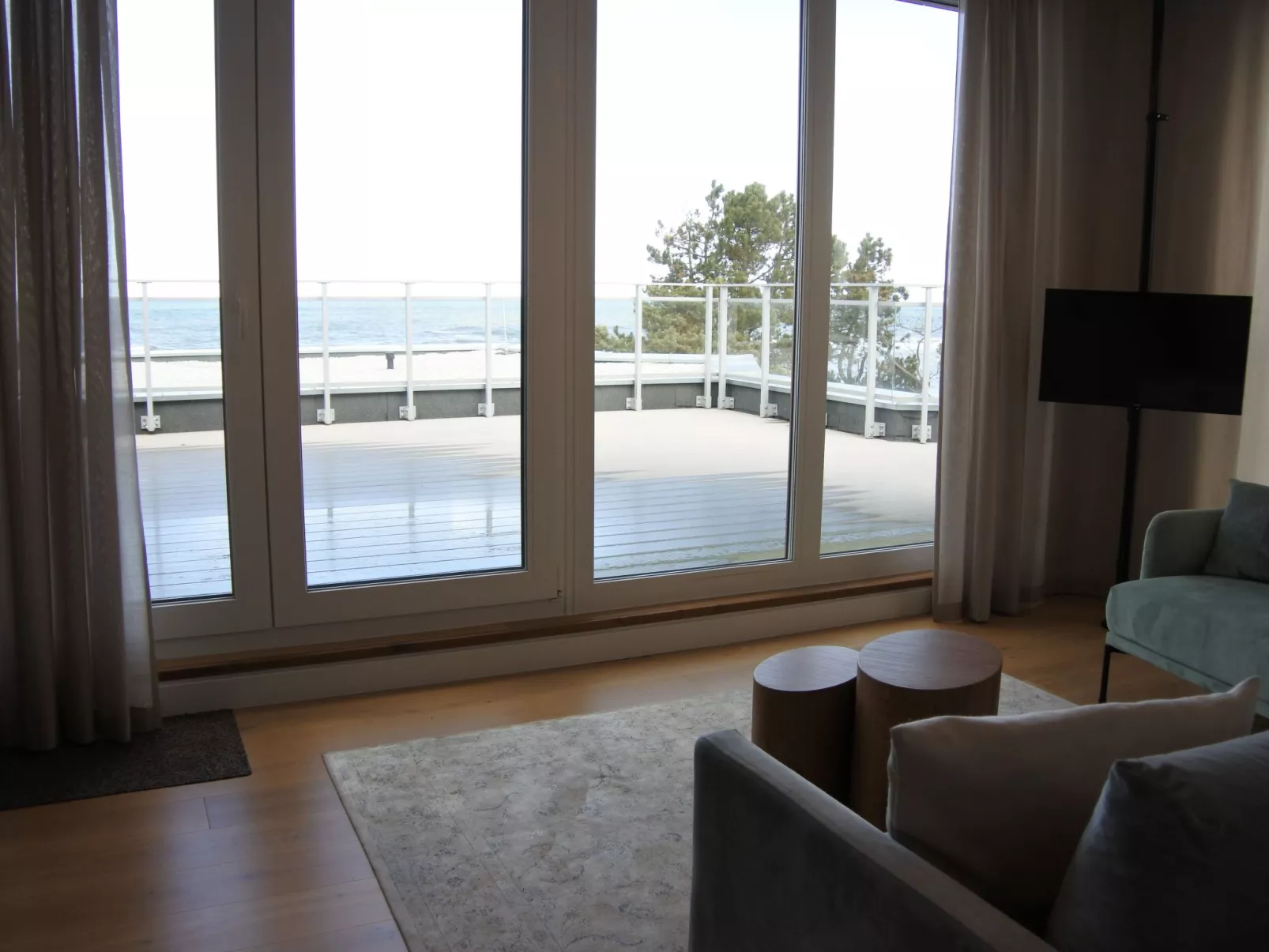 Appartement in Gąski mit Terrasse-Outside