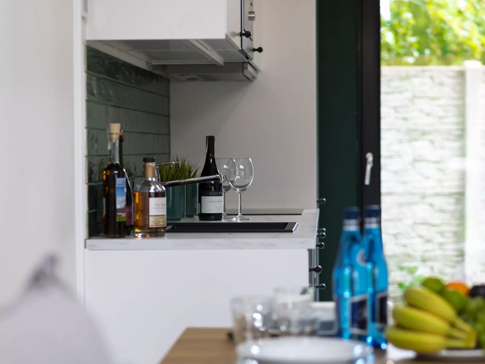 "Scheune 1" mit Terrasse-Drinnen