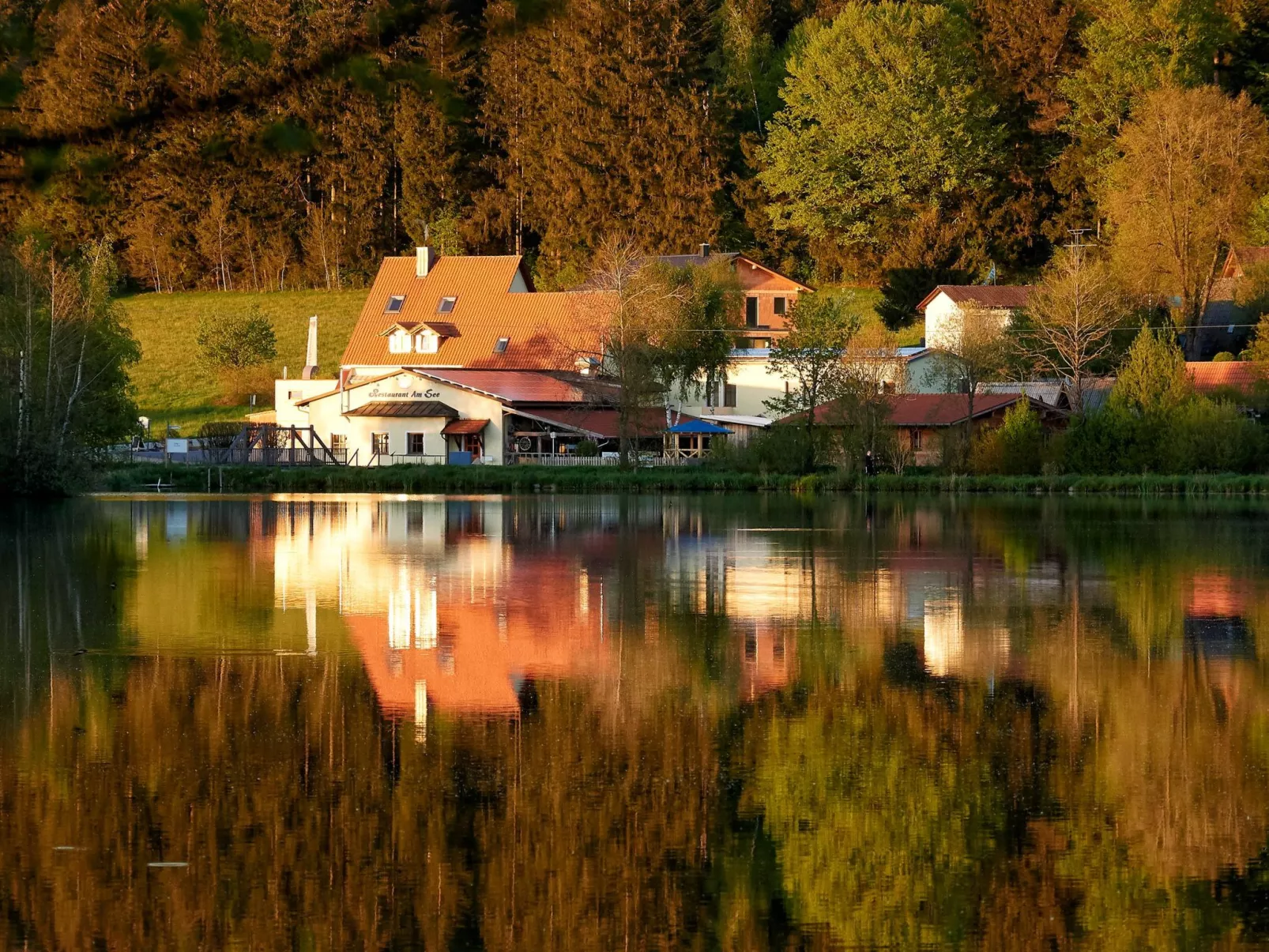 In Waldkirchen mit Garten und Seeblick-Outside