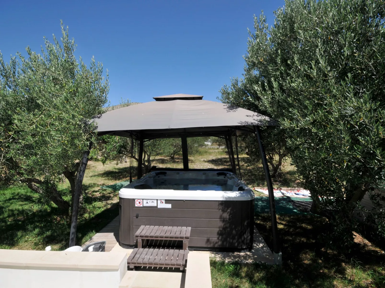 Villa Rimac in Kastel Stafilic mit Garten, Grill-Draußen