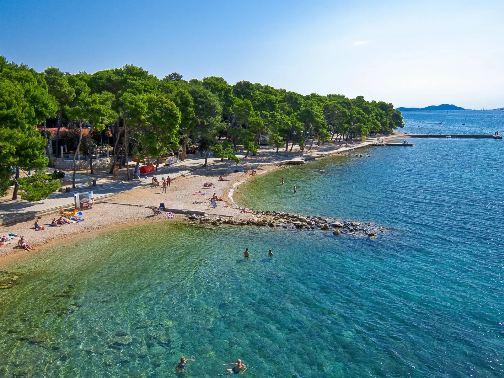 Wohnung "Blažević 04" direkt am Strand-Area