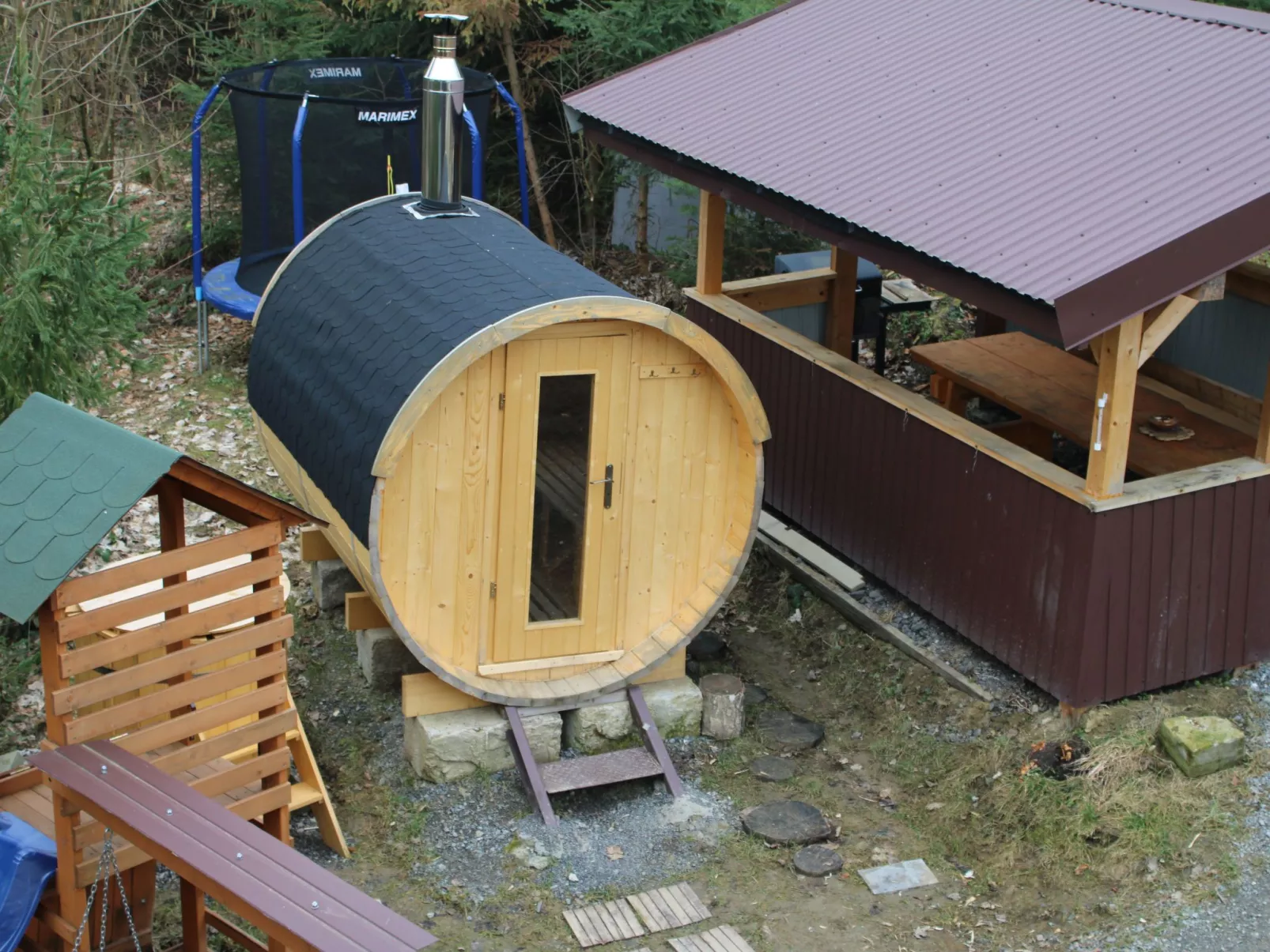 Hütte in der Orava-Draußen