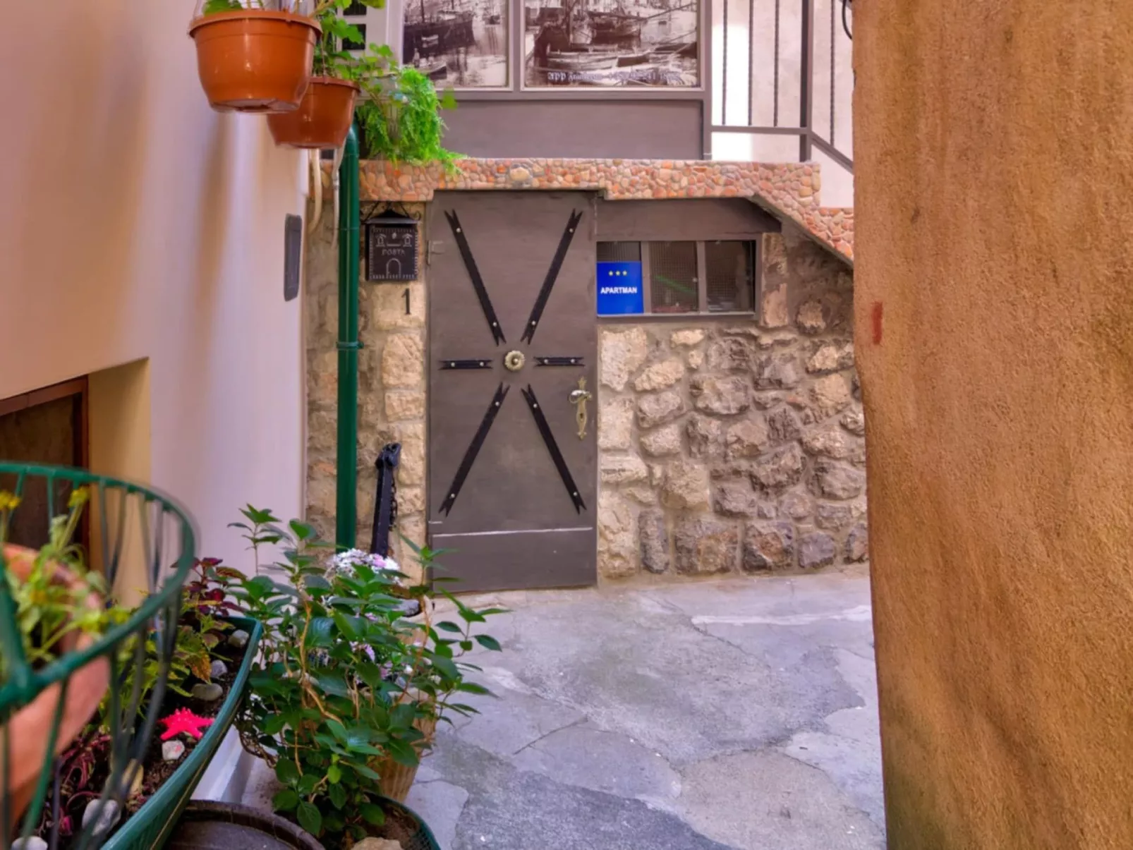 Apartment "Schiffsruder" mit Blick auf die Innenstadt-Dedans