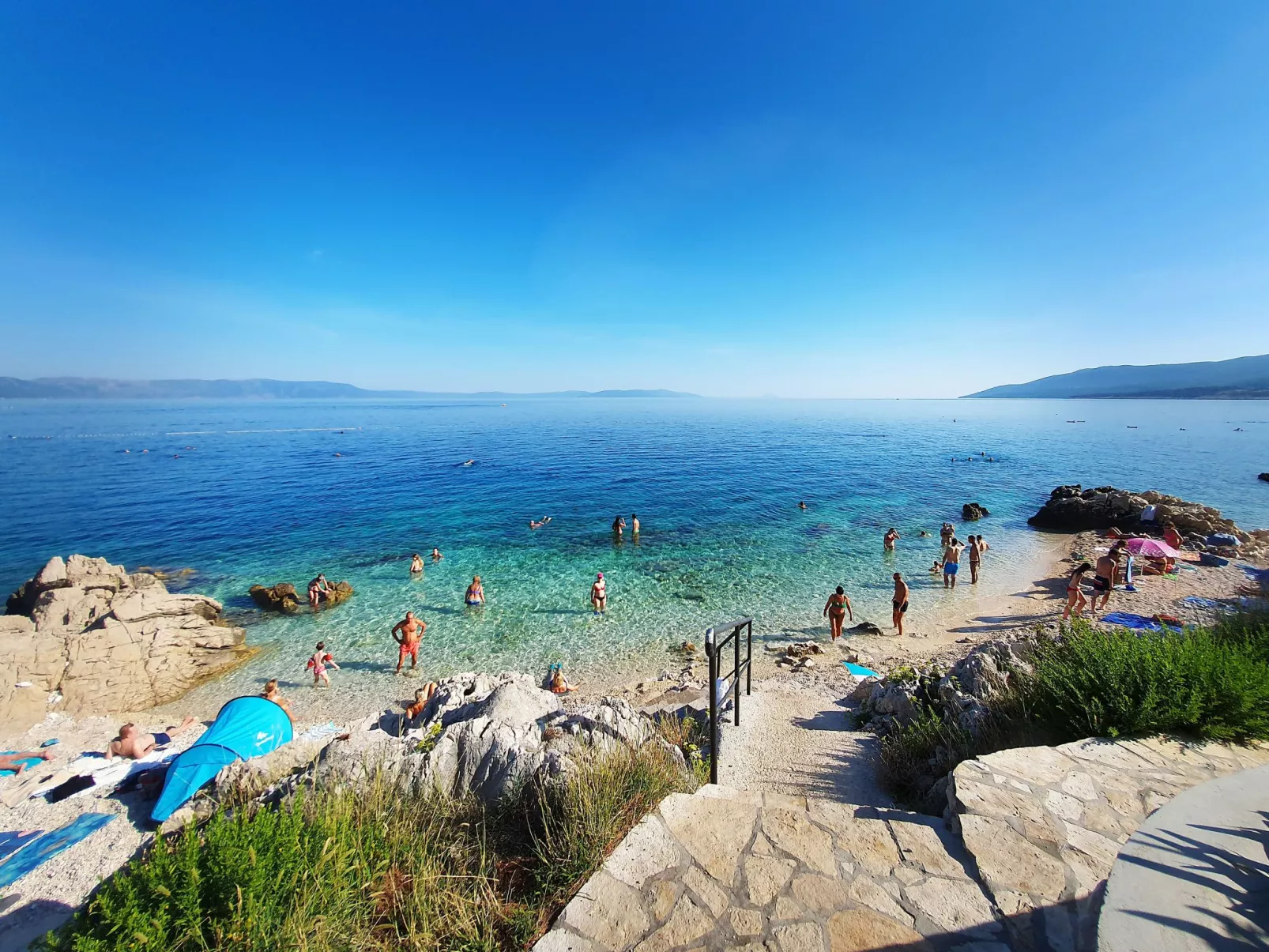 Wohnung "Olia Blue" mit Balkon-Dehors