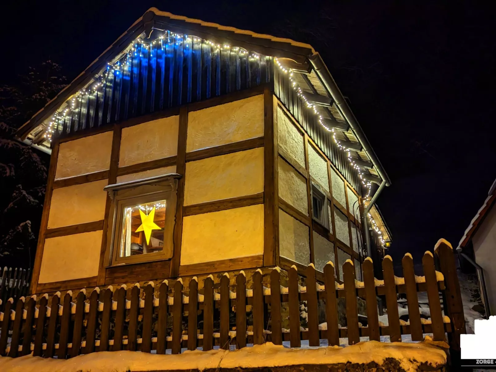 Authentisches Fachwerkhaus am Rande des Waldes-Dehors