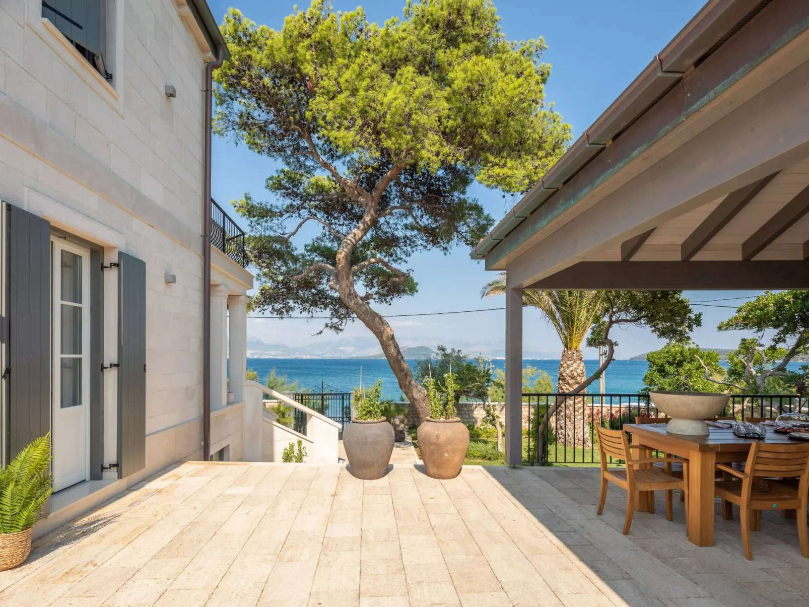 Villa L'orizzonte mit Außenküche in der Nähe von Trogir-Dehors