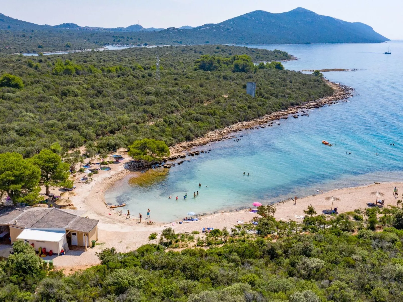 Mobilheim direkt am Strand-Outside