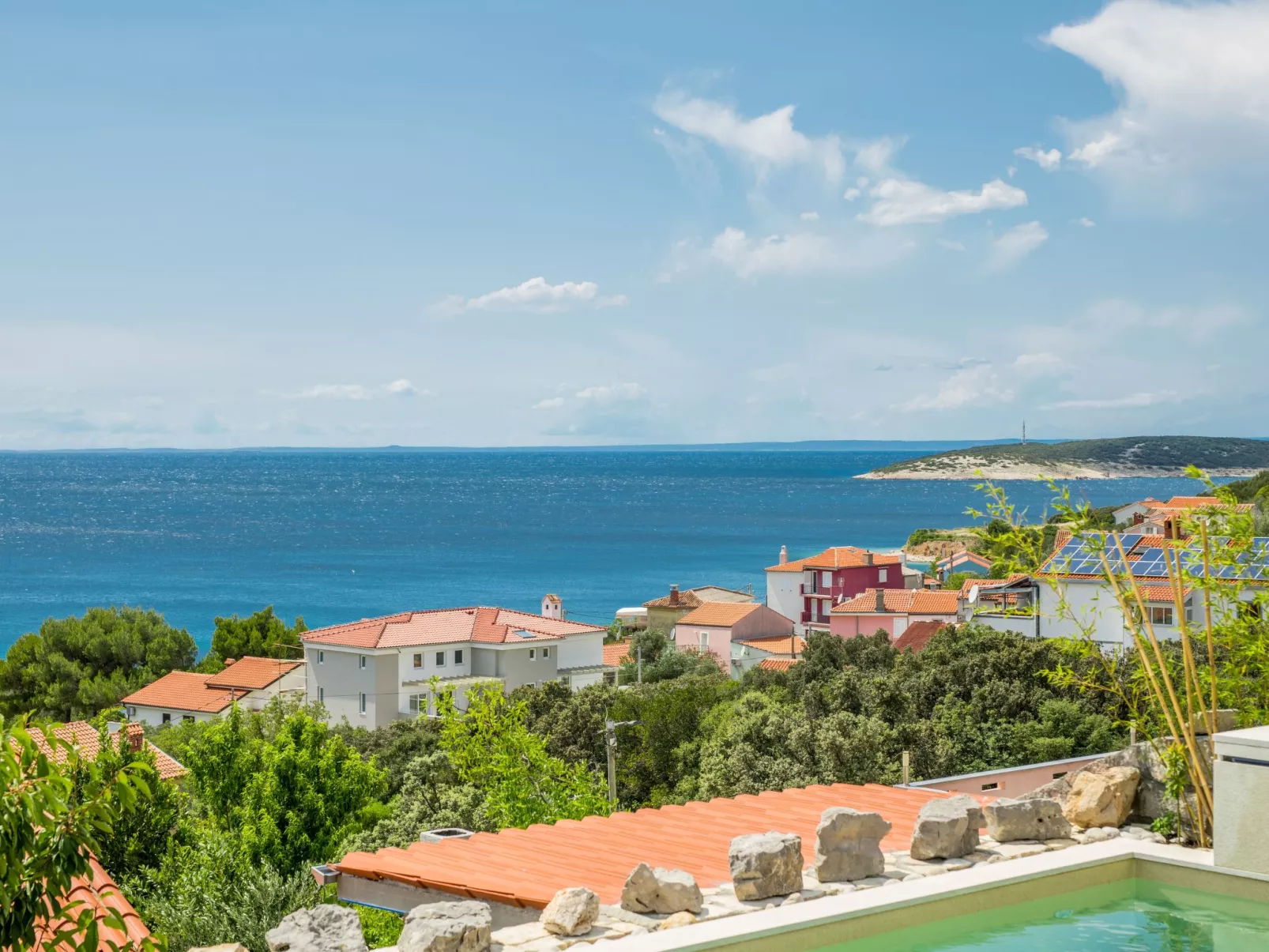 Exklusive und stilvolle Meerblick-Inselvilla-Outside