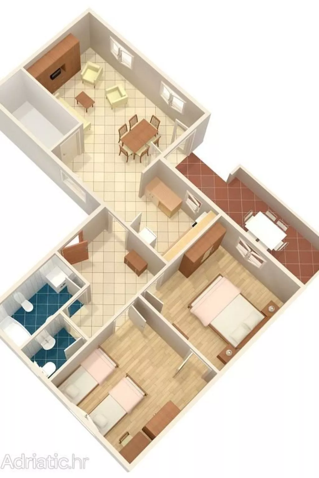 Apartment in Pula, Kroatien mit hohen Gästebewertungen-Inside