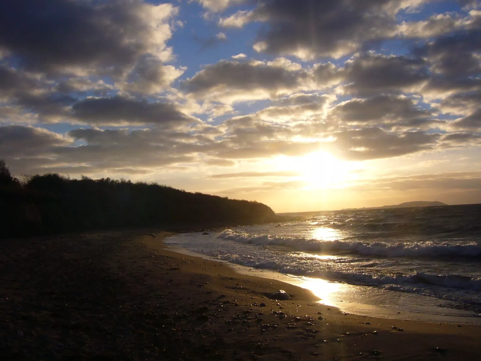 In Dranske an der Ostseeküste Rügens-Draußen