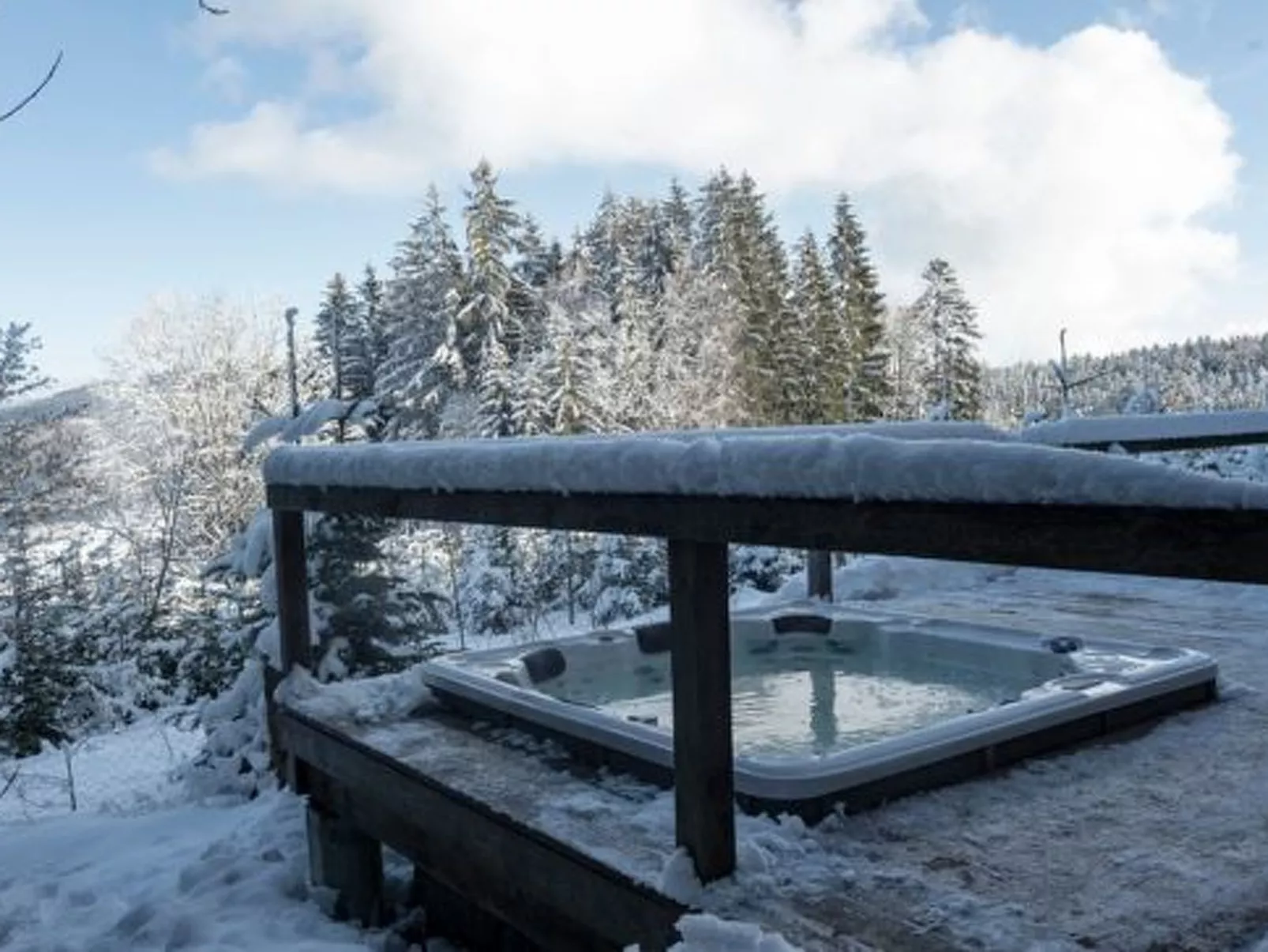 Luxuschalet - altes Bauernhaus mit private Spa-Outside