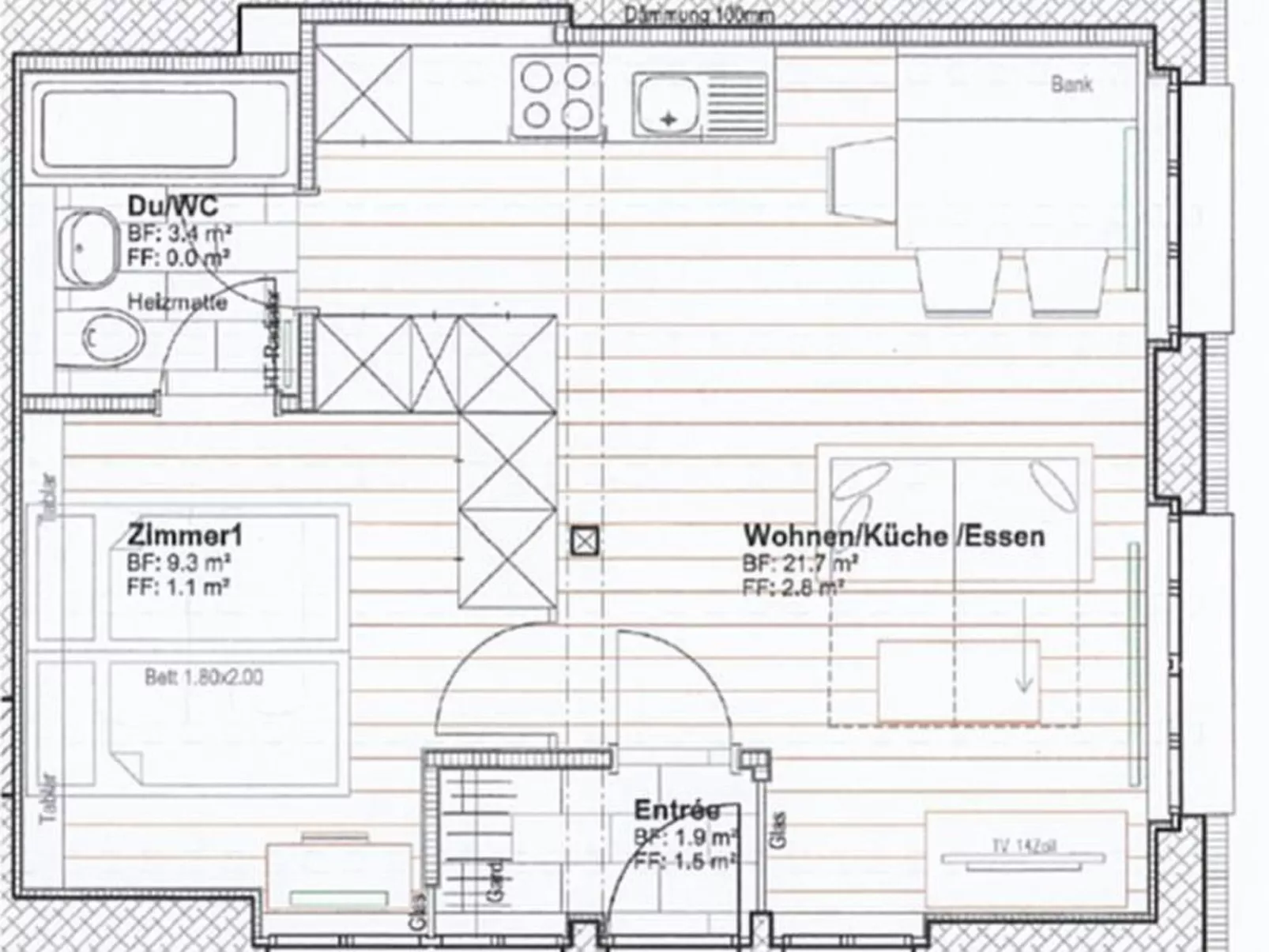 Chalet Viola-Drinnen