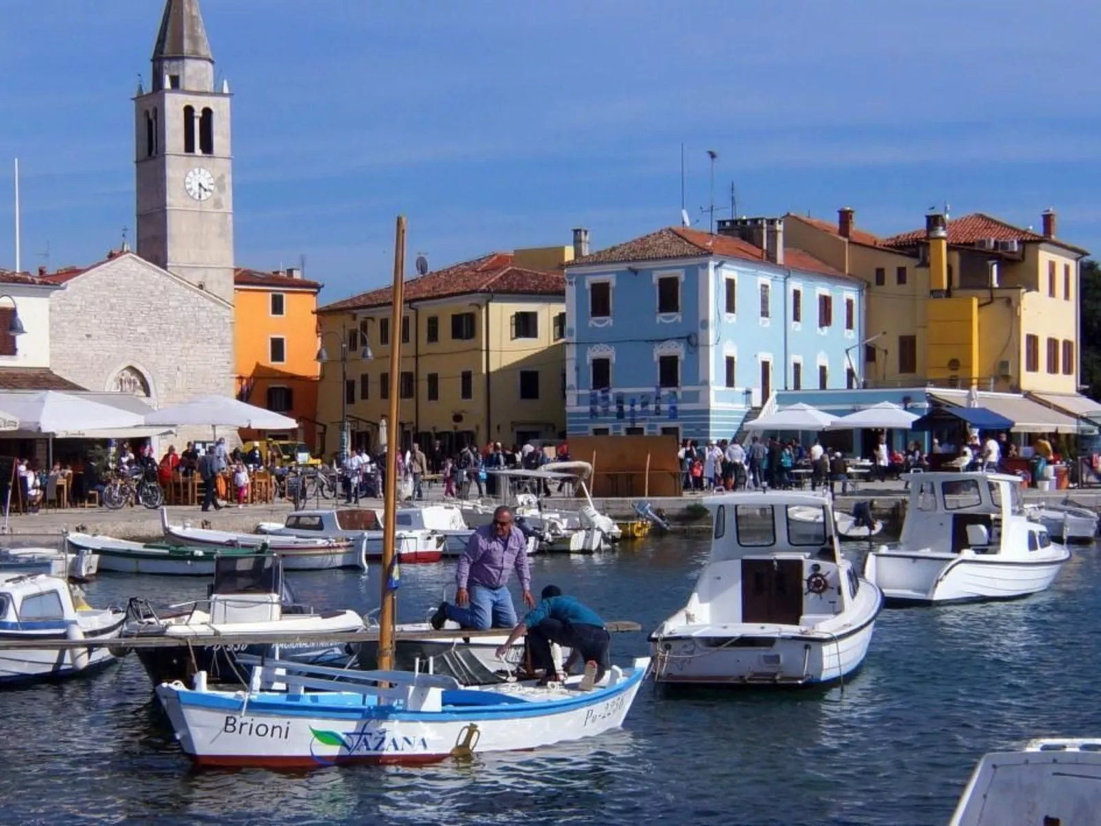 Studio-Apartment in Stinjan, 600 m vom Strand entfernt-Draußen