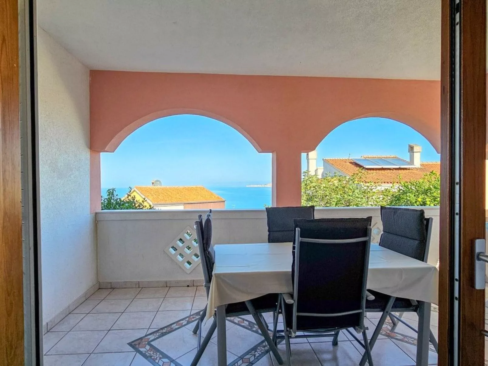 Apartment für 2 Personen mit Meerblick-Dedans