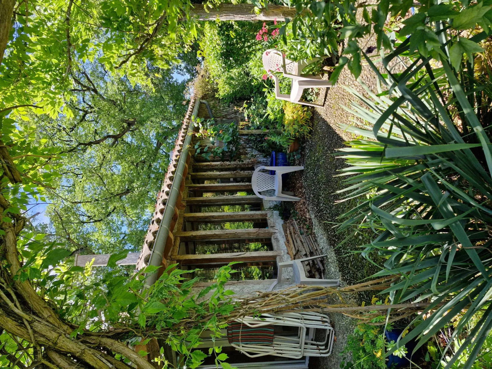 Die Unterkunft für zwei bis sechs Personen, Schwimmbad, Bouleplatz, Spa, Tennis-Draußen