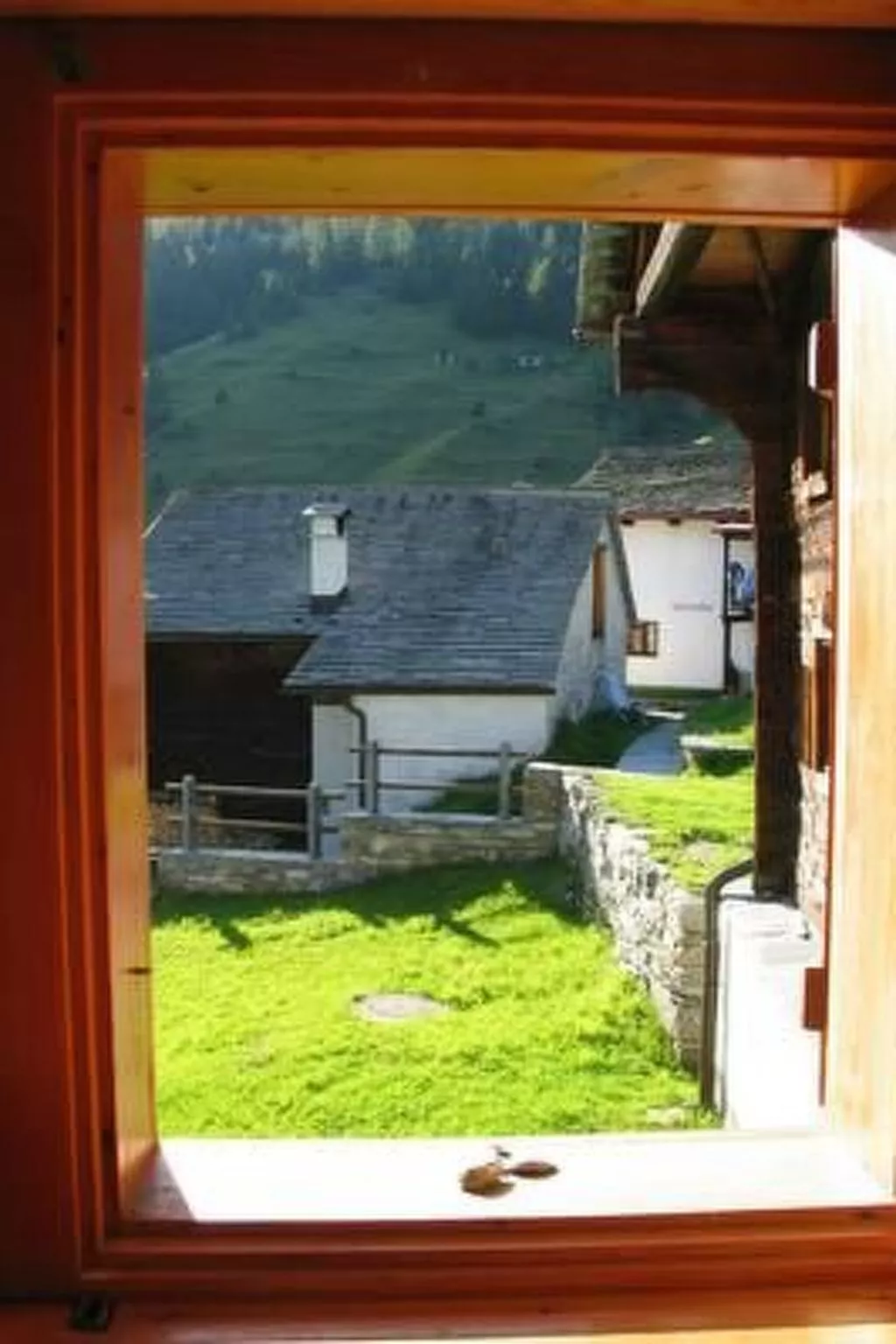 Casa Paola in Bosco Gurin-Draußen