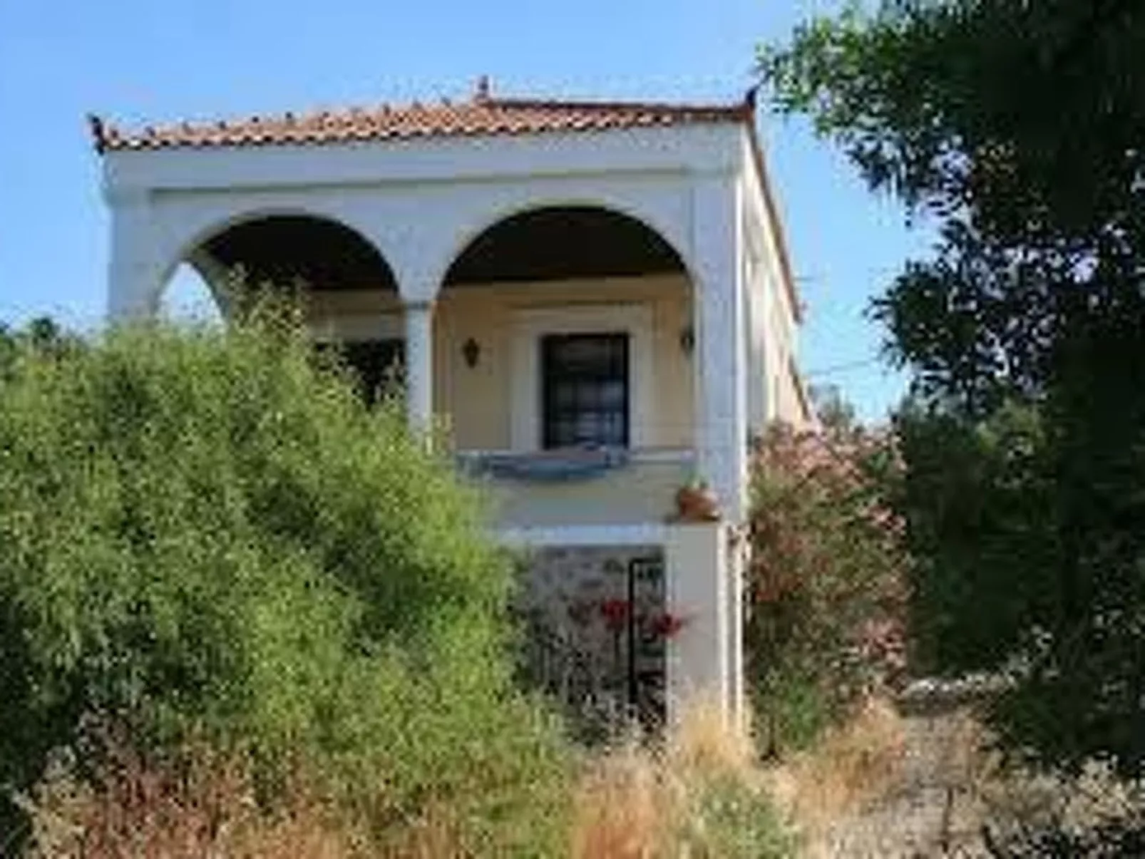 Spiti Limnos, idyllisch gelegen im Orangenhain-Draußen