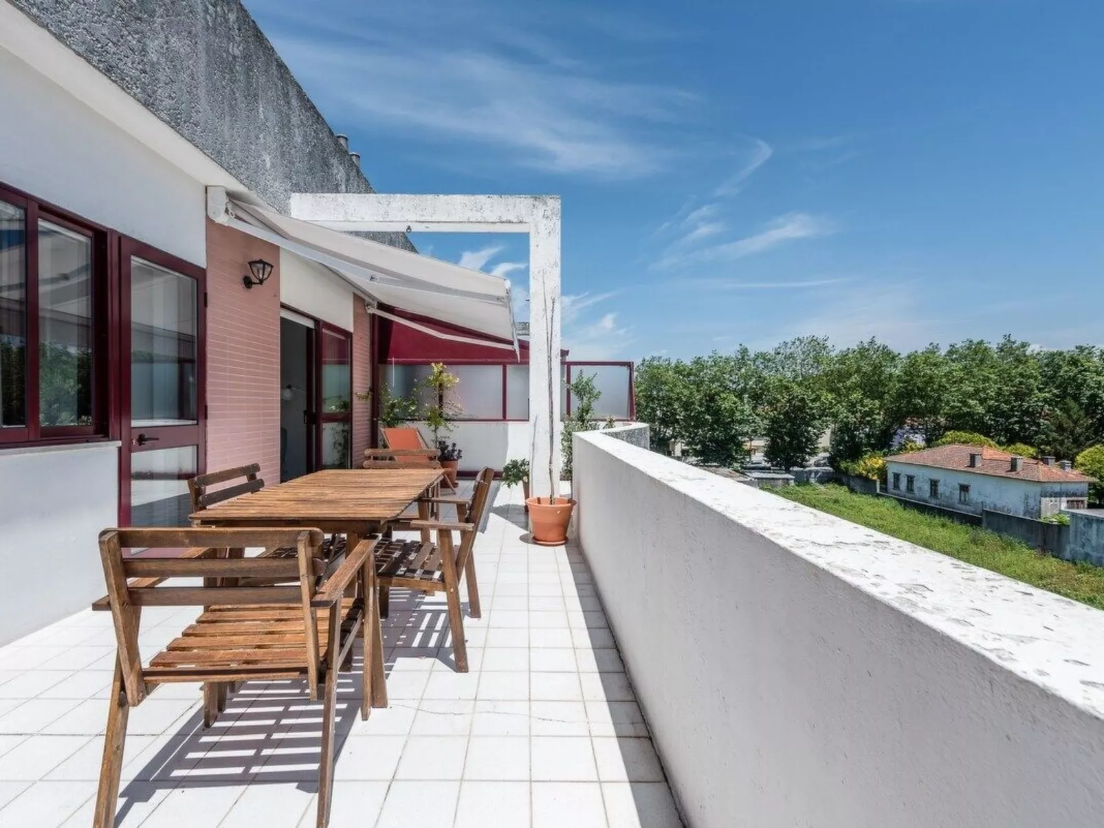 Wohnung am Meer und in der Stadt-Dehors