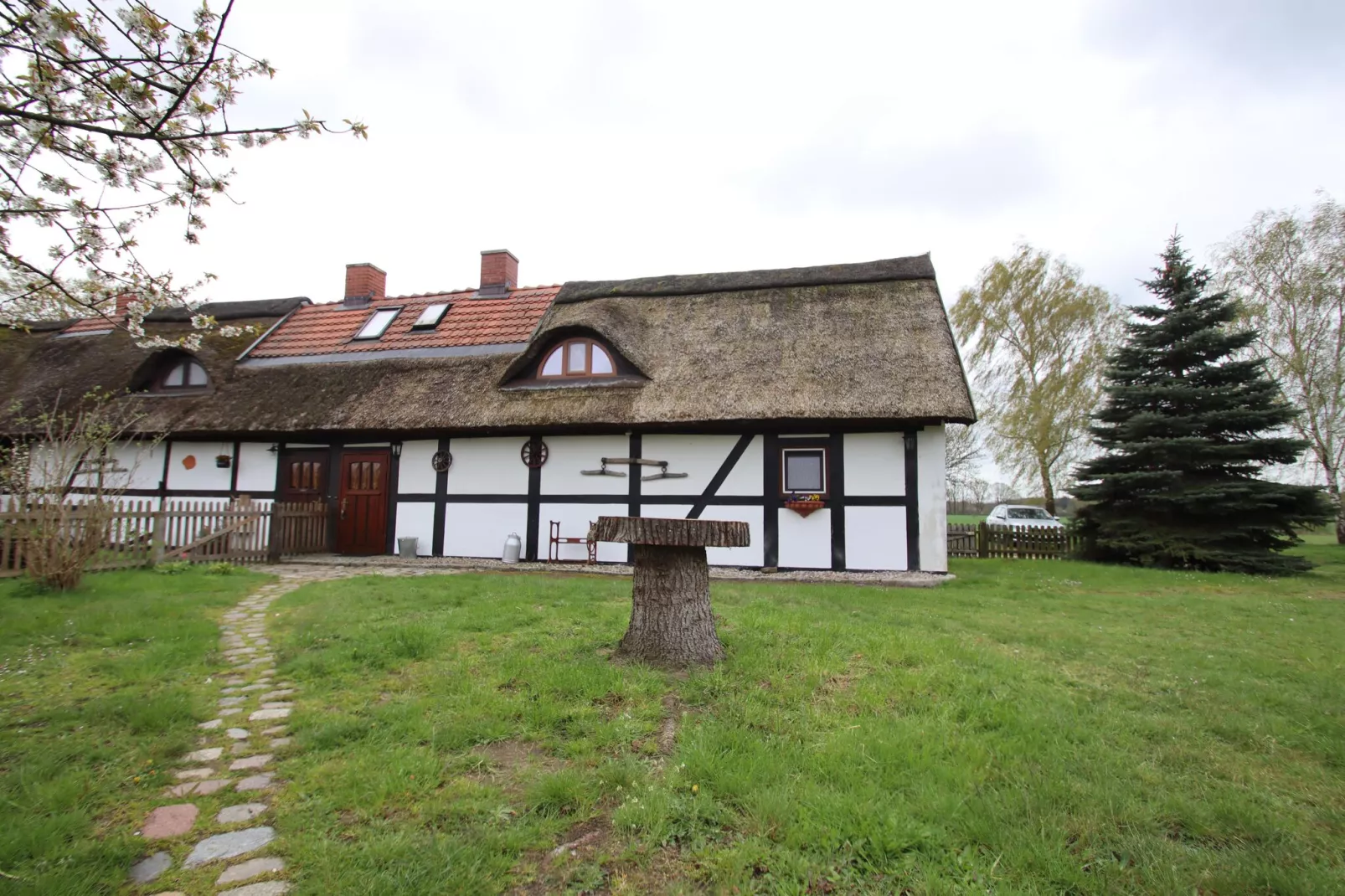Reetdachhaus-Exterior summer