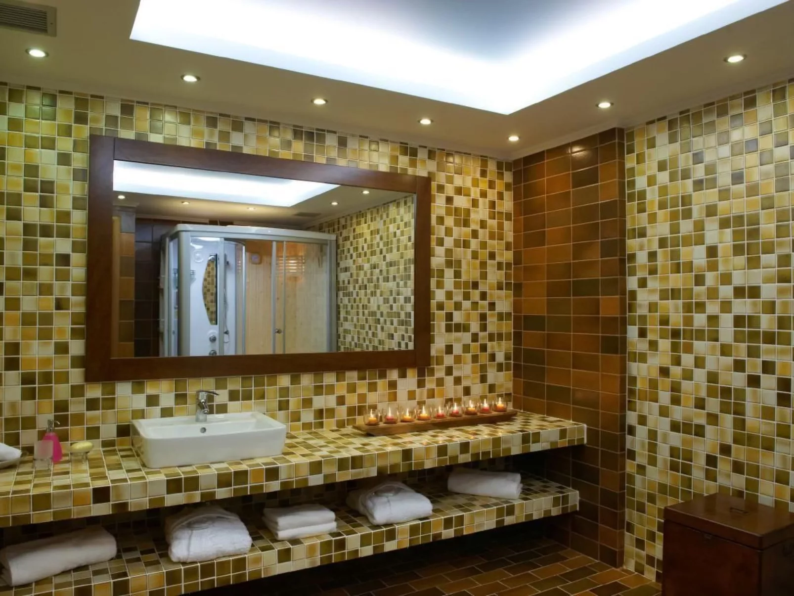 Anemos Villa Ferienhaus Aussicht Gemütlicher beheizter Pool-Inside