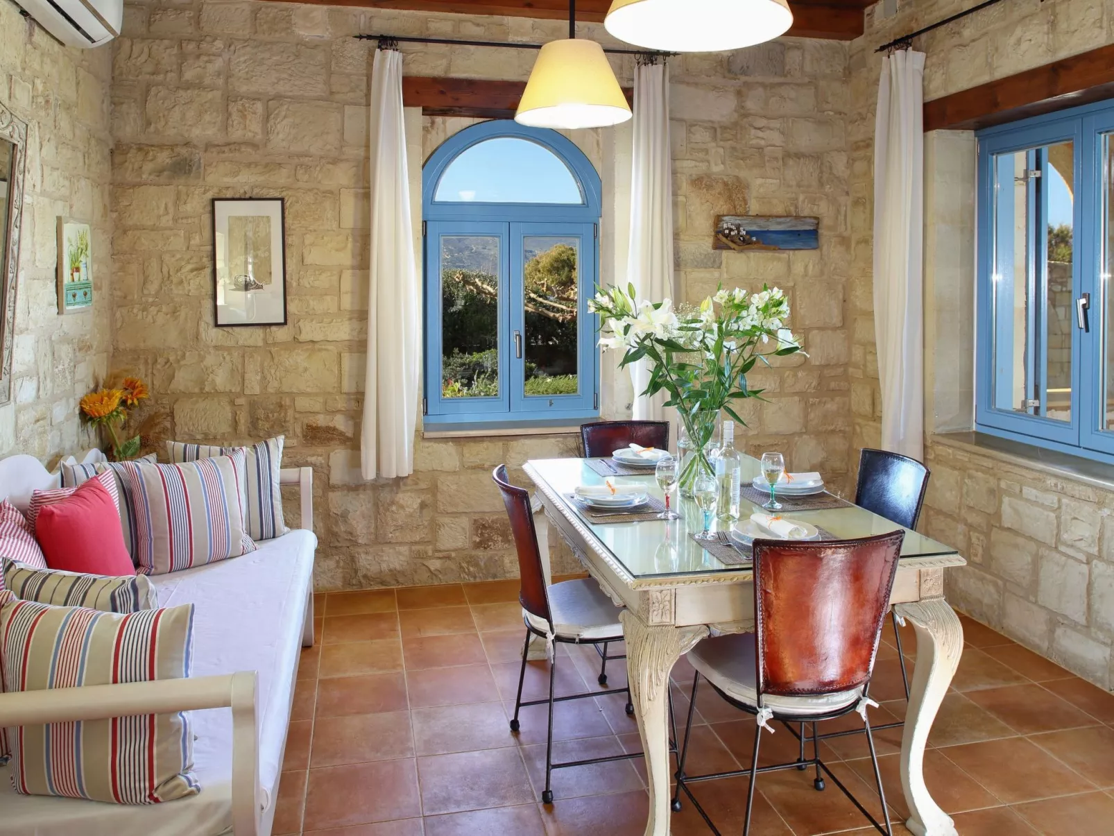 In Kolimvari mit privatem Pool-Drinnen