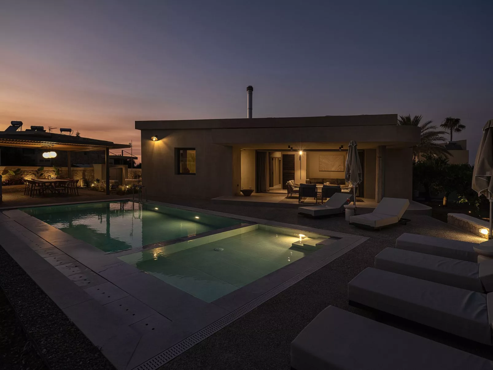 "Villa Portokalea", direkt am Meer-Draußen