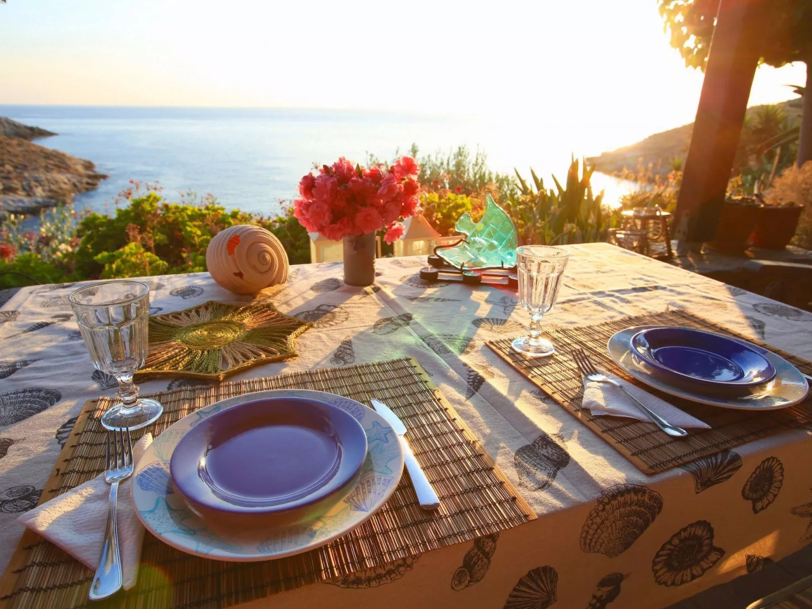 Luxuriöse, ruhige Wohnung direkt am Meer - Privatstrand-Outside