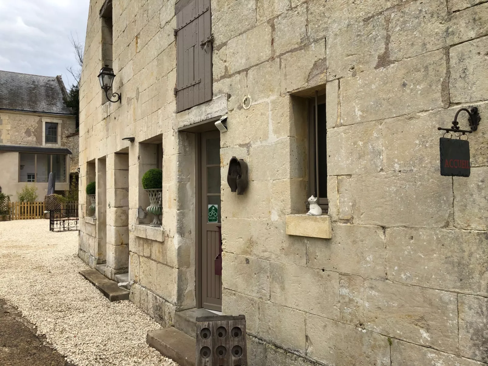 Cottage du Château duplex 90m2 mit Pool Azay le rideau-Draußen