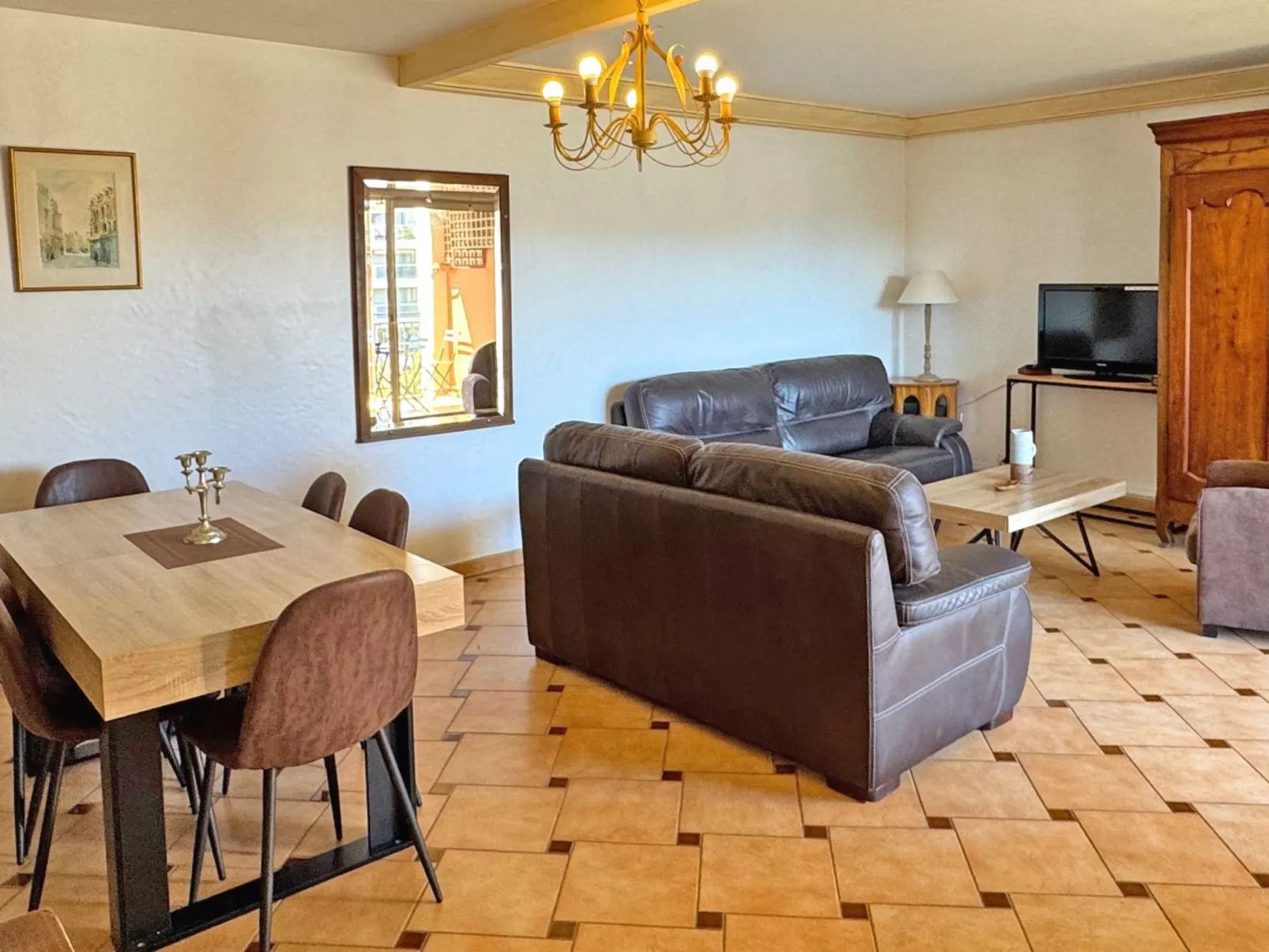 Wohnung T3 - 6 pers - Residenz Swimmingpool - Klimaanlage-Drinnen