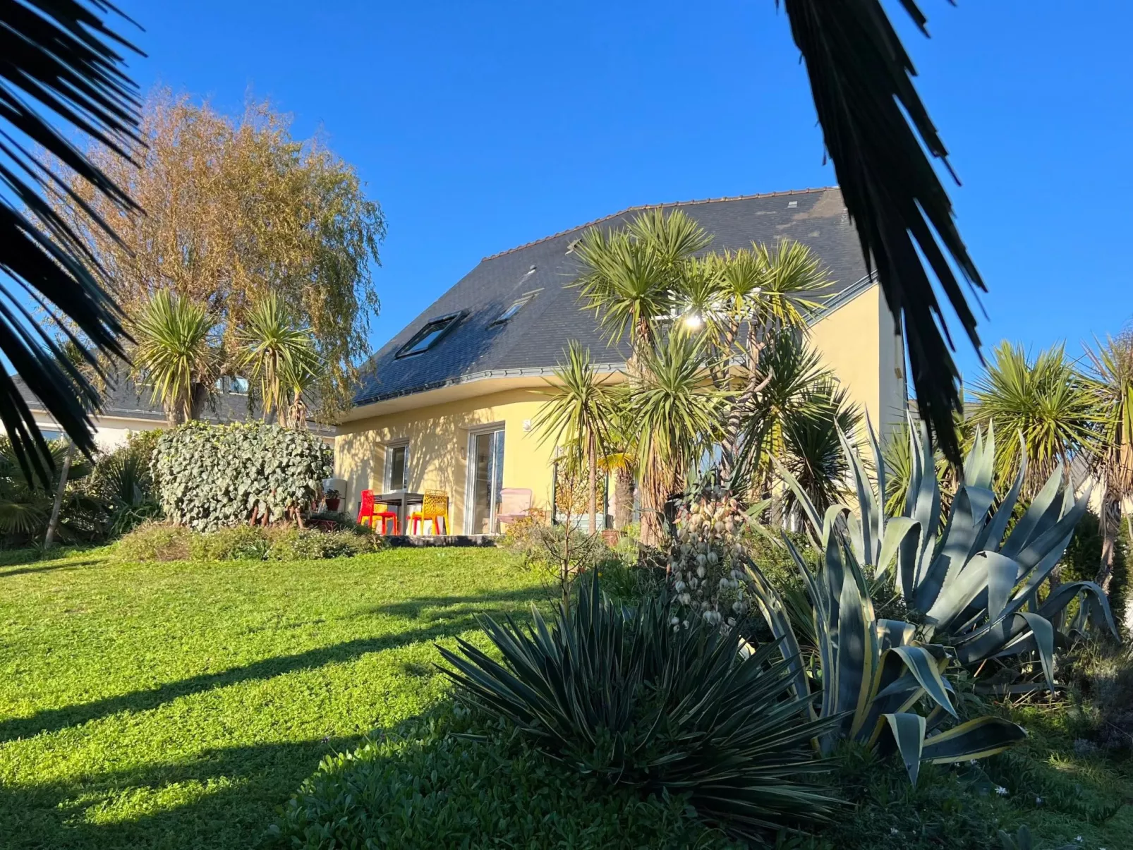 Prächtige Villa mit exotischem Garten, Strand 200m entfernt-Dehors